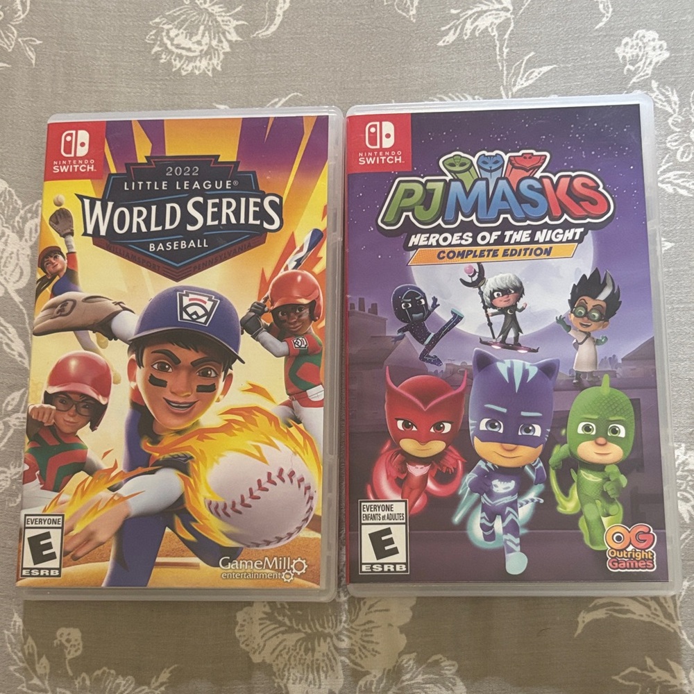 Nintendo Switch World Series and PJ Masks game